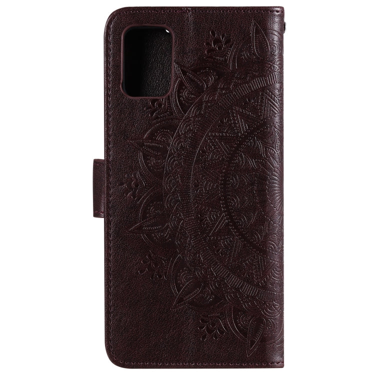 For Samsung Galaxy A03s Totem Flower Embossed Horizontal Flip TPU + PU Leather Case with Holder & Card Slots & Wallet