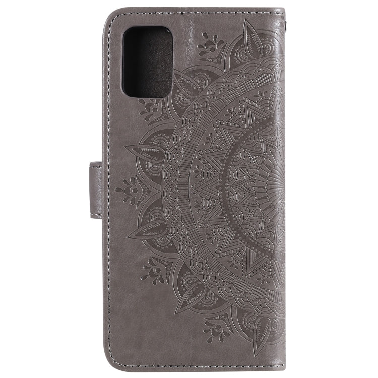 For Samsung Galaxy A03s Totem Flower Embossed Horizontal Flip TPU + PU Leather Case with Holder & Card Slots & Wallet