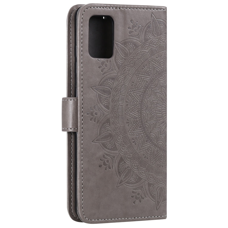For Samsung Galaxy A03s Totem Flower Embossed Horizontal Flip TPU + PU Leather Case with Holder & Card Slots & Wallet