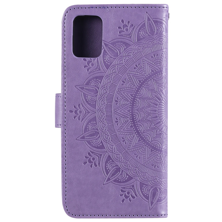 For Samsung Galaxy A03s Totem Flower Embossed Horizontal Flip TPU + PU Leather Case with Holder & Card Slots & Wallet