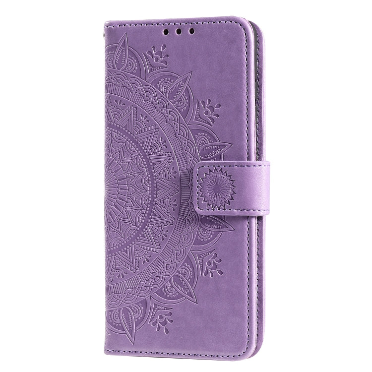 For Samsung Galaxy A03s Totem Flower Embossed Horizontal Flip TPU + PU Leather Case with Holder & Card Slots & Wallet