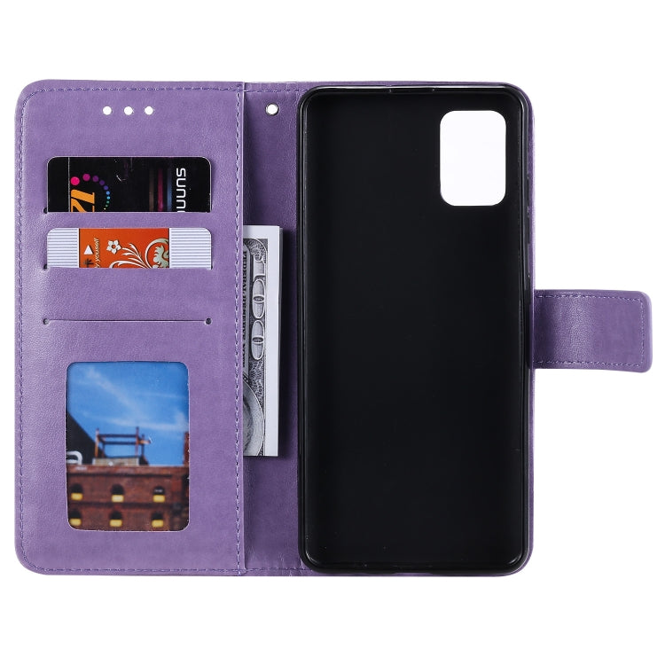 For Samsung Galaxy A03s Totem Flower Embossed Horizontal Flip TPU + PU Leather Case with Holder & Card Slots & Wallet