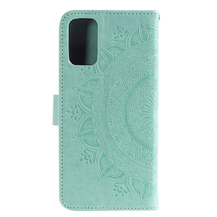 For Samsung Galaxy A82 5G Totem Flower Embossed Horizontal Flip TPU + PU Leather Case with Holder & Card Slots & Wallet
