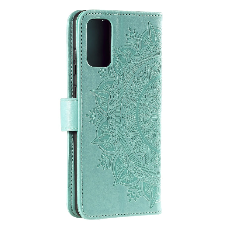 For Samsung Galaxy A82 5G Totem Flower Embossed Horizontal Flip TPU + PU Leather Case with Holder & Card Slots & Wallet