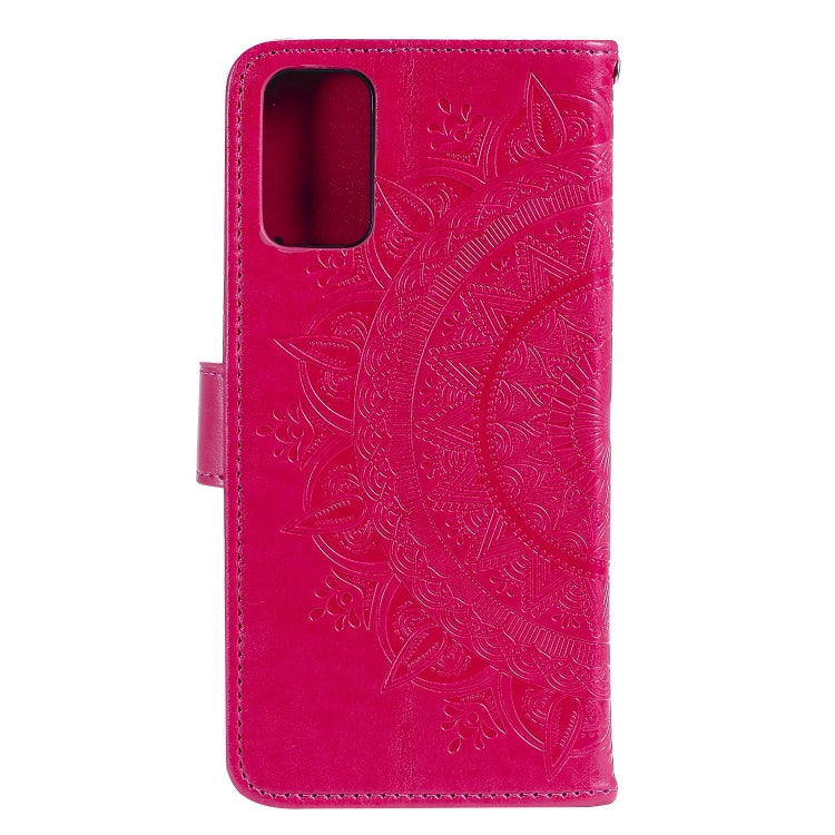 For Samsung Galaxy A82 5G Totem Flower Embossed Horizontal Flip TPU + PU Leather Case with Holder & Card Slots & Wallet