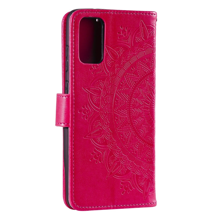 For Samsung Galaxy A82 5G Totem Flower Embossed Horizontal Flip TPU + PU Leather Case with Holder & Card Slots & Wallet