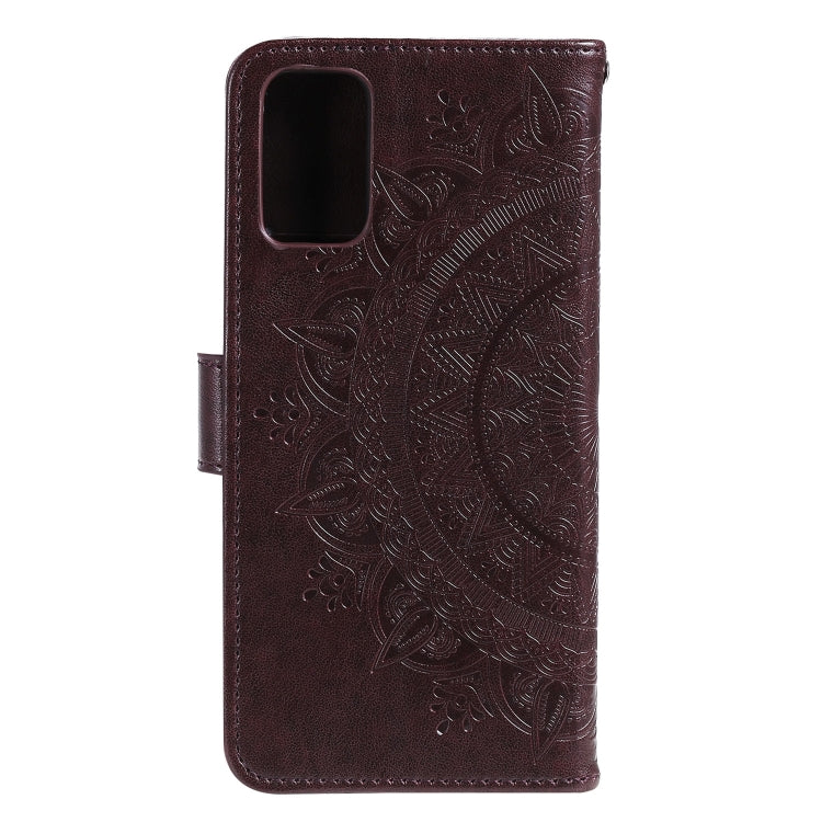 For Samsung Galaxy A82 5G Totem Flower Embossed Horizontal Flip TPU + PU Leather Case with Holder & Card Slots & Wallet