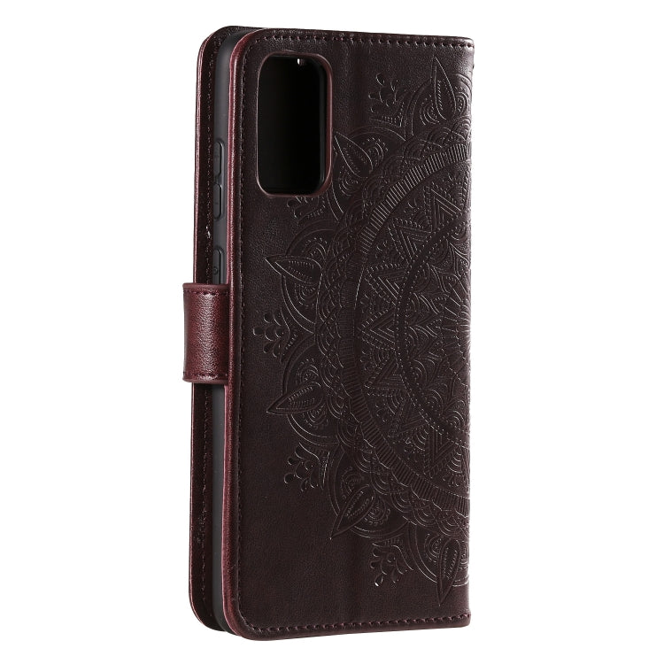 For Samsung Galaxy A82 5G Totem Flower Embossed Horizontal Flip TPU + PU Leather Case with Holder & Card Slots & Wallet