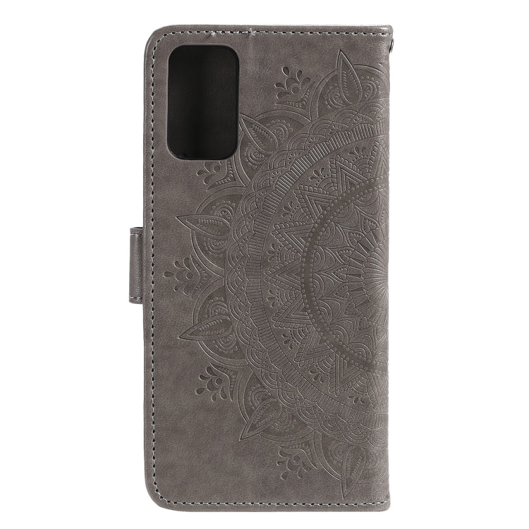 For Samsung Galaxy A82 5G Totem Flower Embossed Horizontal Flip TPU + PU Leather Case with Holder & Card Slots & Wallet