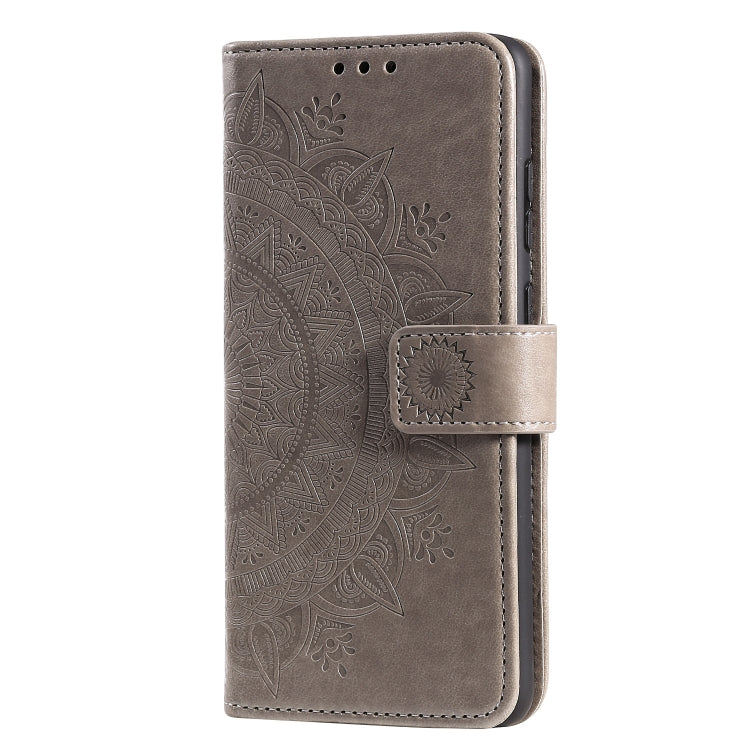 For Samsung Galaxy A82 5G Totem Flower Embossed Horizontal Flip TPU + PU Leather Case with Holder & Card Slots & Wallet
