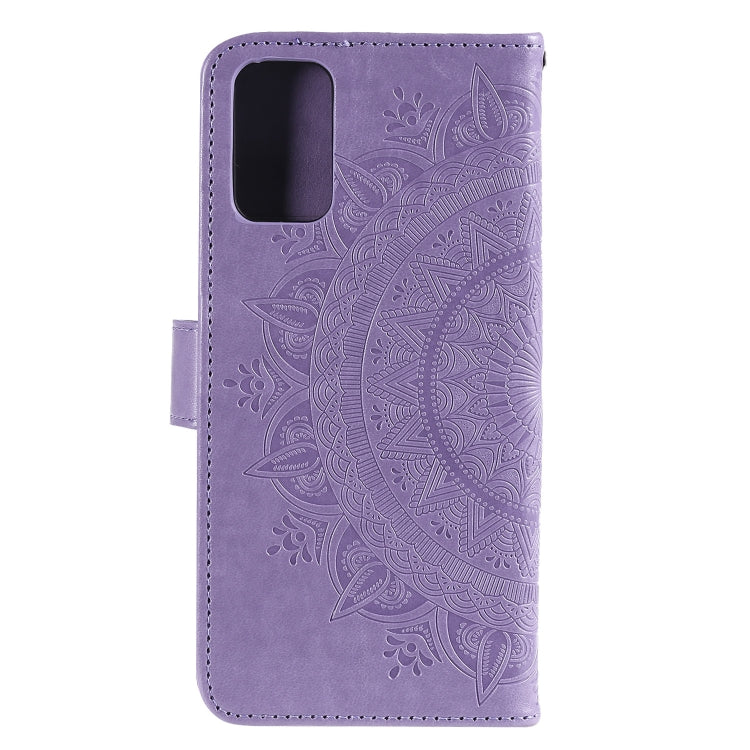 For Samsung Galaxy A82 5G Totem Flower Embossed Horizontal Flip TPU + PU Leather Case with Holder & Card Slots & Wallet
