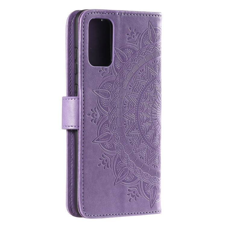 For Samsung Galaxy A82 5G Totem Flower Embossed Horizontal Flip TPU + PU Leather Case with Holder & Card Slots & Wallet