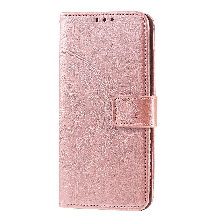 For Samsung Galaxy A82 5G Totem Flower Embossed Horizontal Flip TPU + PU Leather Case with Holder & Card Slots & Wallet
