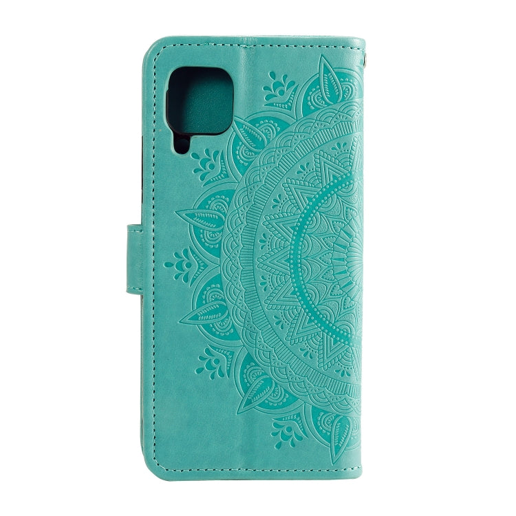 For Samsung Galaxy A22 4G Totem Flower Embossed Horizontal Flip TPU + PU Leather Case with Holder & Card Slots & Wallet