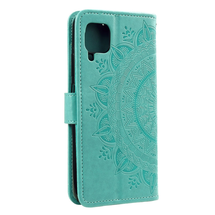 For Samsung Galaxy A22 4G Totem Flower Embossed Horizontal Flip TPU + PU Leather Case with Holder & Card Slots & Wallet