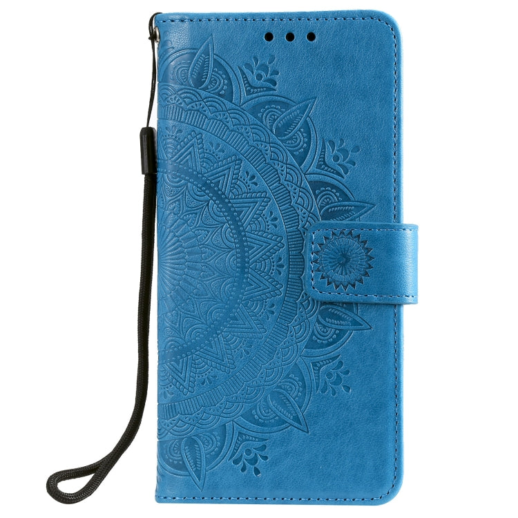 For Samsung Galaxy A22 4G Totem Flower Embossed Horizontal Flip TPU + PU Leather Case with Holder & Card Slots & Wallet