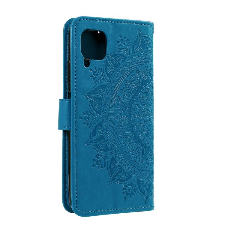 For Samsung Galaxy A22 4G Totem Flower Embossed Horizontal Flip TPU + PU Leather Case with Holder & Card Slots & Wallet