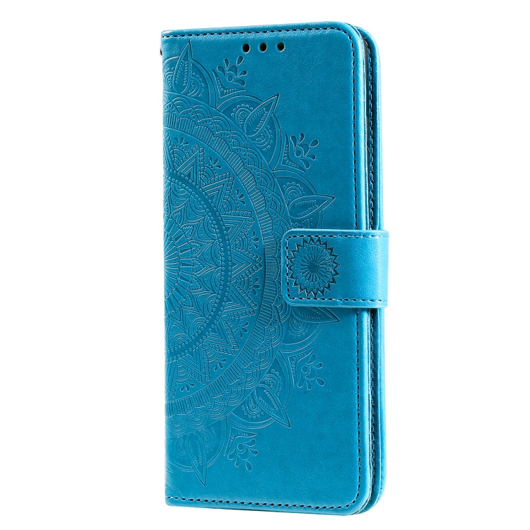 For Samsung Galaxy A22 4G Totem Flower Embossed Horizontal Flip TPU + PU Leather Case with Holder & Card Slots & Wallet