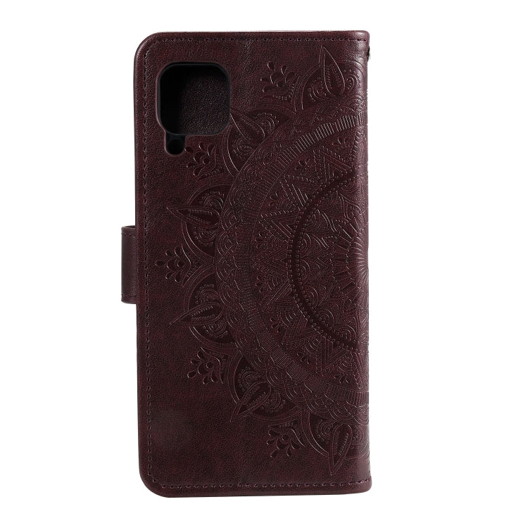 For Samsung Galaxy A22 4G Totem Flower Embossed Horizontal Flip TPU + PU Leather Case with Holder & Card Slots & Wallet