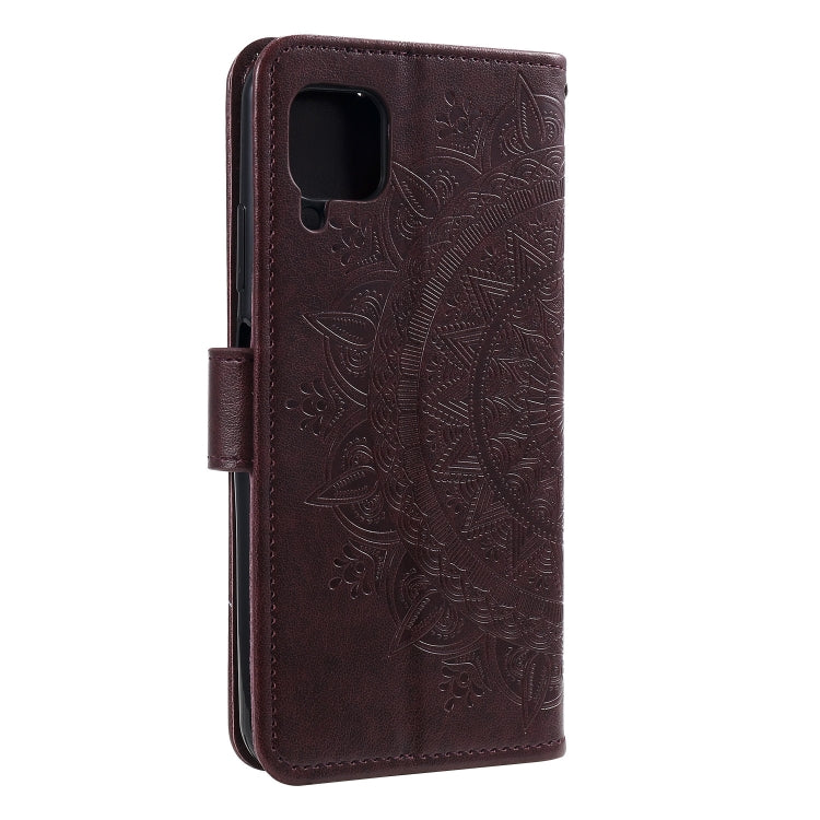 For Samsung Galaxy A22 4G Totem Flower Embossed Horizontal Flip TPU + PU Leather Case with Holder & Card Slots & Wallet