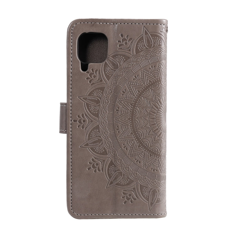 For Samsung Galaxy A22 4G Totem Flower Embossed Horizontal Flip TPU + PU Leather Case with Holder & Card Slots & Wallet
