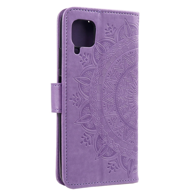 For Samsung Galaxy A22 4G Totem Flower Embossed Horizontal Flip TPU + PU Leather Case with Holder & Card Slots & Wallet
