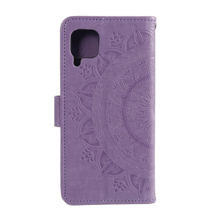 For Samsung Galaxy A22 4G Totem Flower Embossed Horizontal Flip TPU + PU Leather Case with Holder & Card Slots & Wallet