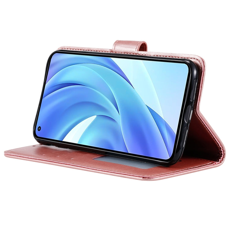 For Xiaomi Mi 11 Lite Totem Flower Embossed Horizontal Flip TPU + PU Leather Case with Holder & Card Slots & Wallet
