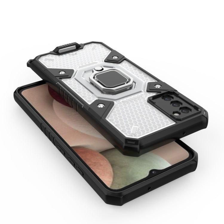 For Samsung Galaxy A02s US Version Space PC+TPU Ring Holder Protective Case