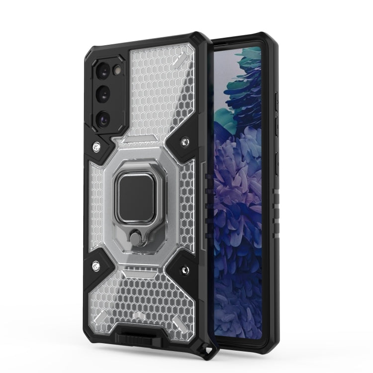 For Samsung Galaxy S20 FE Space PC+TPU Ring Holder Protective Case
