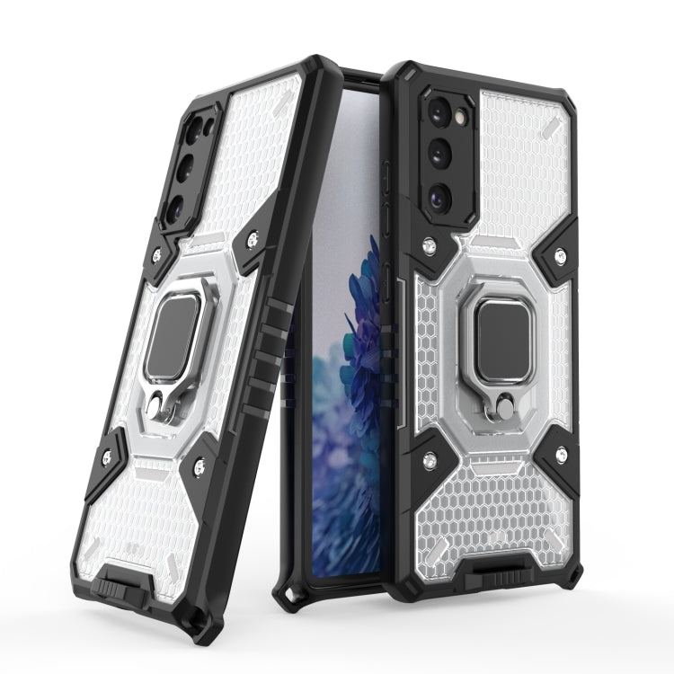 For Samsung Galaxy S20 FE Space PC+TPU Ring Holder Protective Case