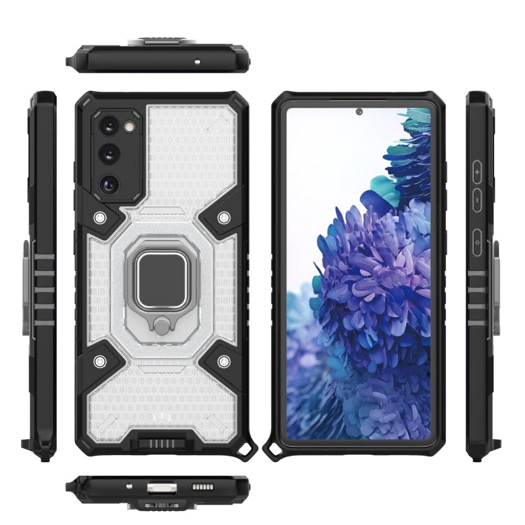 For Samsung Galaxy S20 FE Space PC+TPU Ring Holder Protective Case