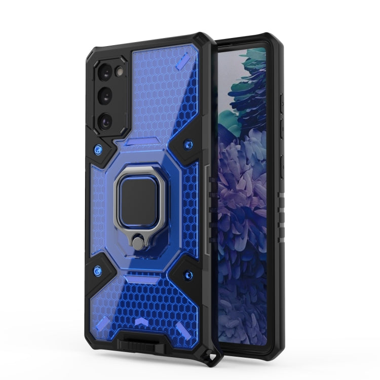For Samsung Galaxy S20 FE Space PC+TPU Ring Holder Protective Case