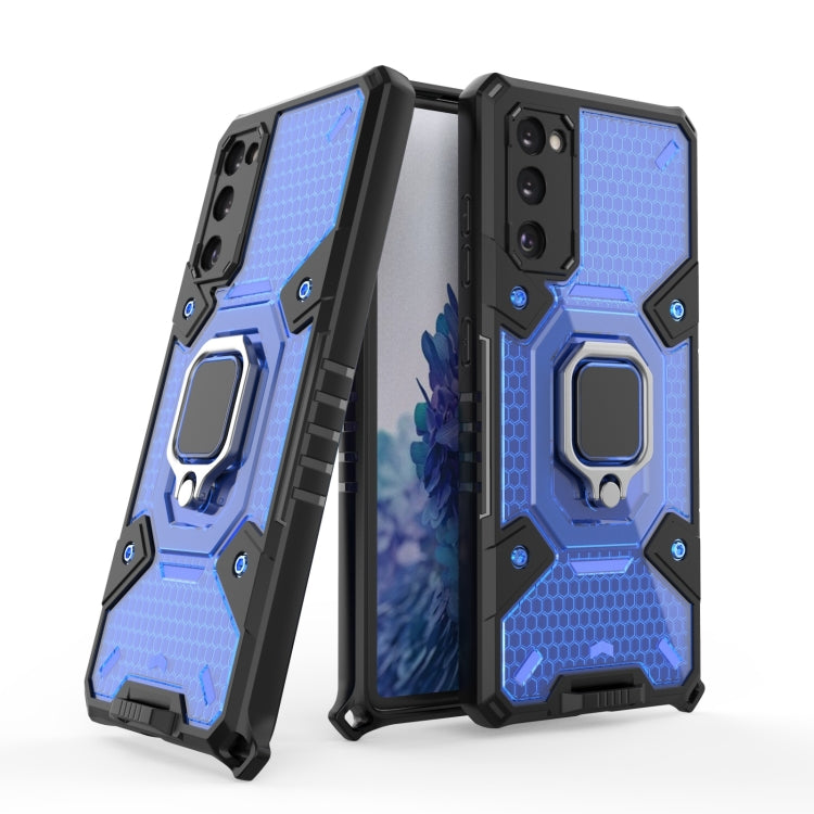 For Samsung Galaxy S20 FE Space PC+TPU Ring Holder Protective Case