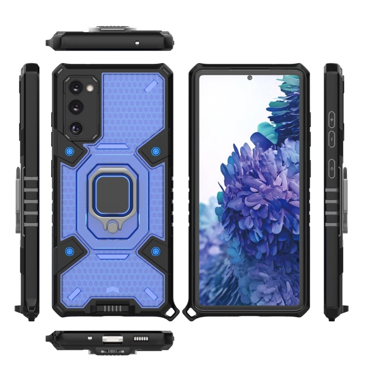 For Samsung Galaxy S20 FE Space PC+TPU Ring Holder Protective Case