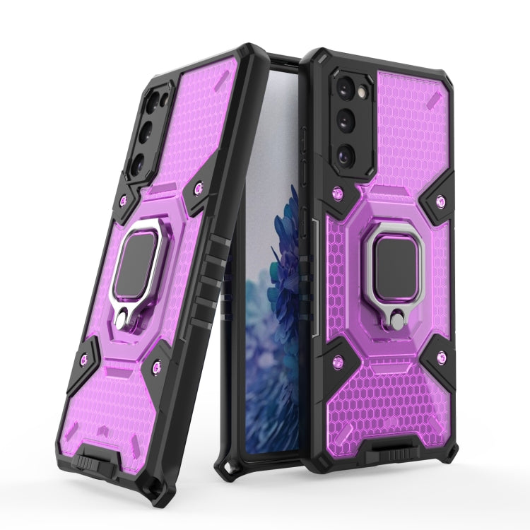 For Samsung Galaxy S20 FE Space PC+TPU Ring Holder Protective Case