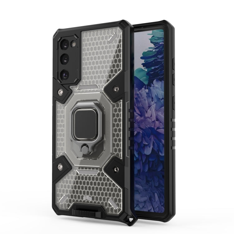 For Samsung Galaxy S20 FE Space PC+TPU Ring Holder Protective Case