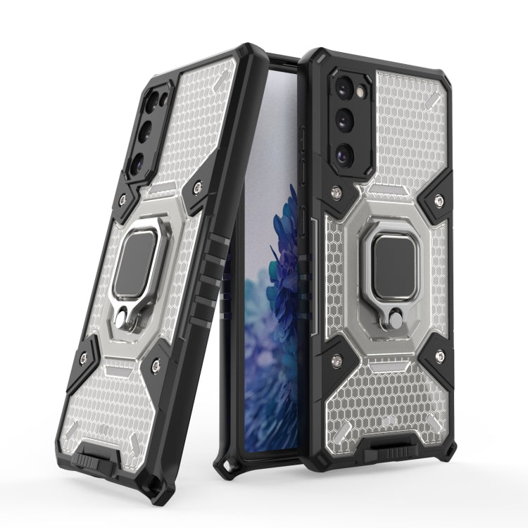 For Samsung Galaxy S20 FE Space PC+TPU Ring Holder Protective Case