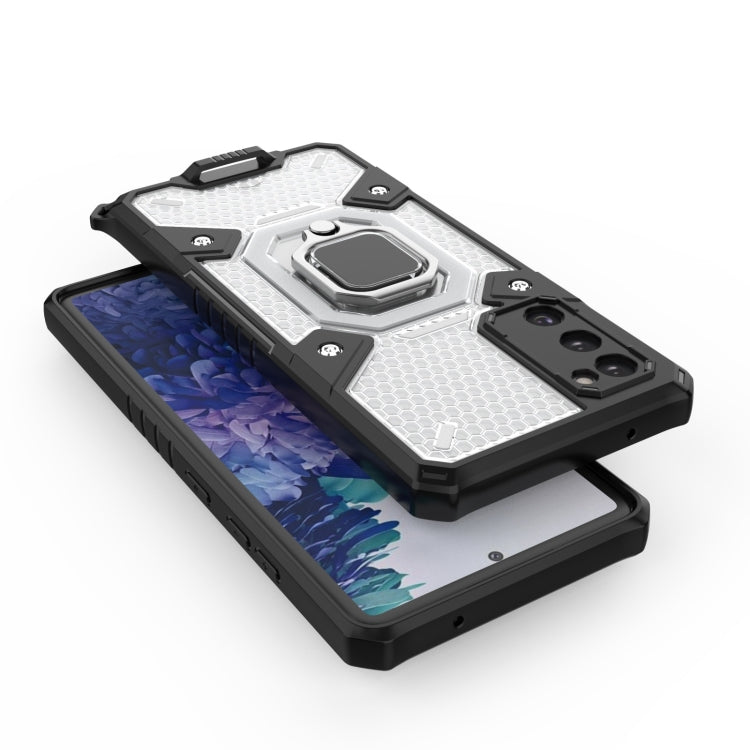 For Samsung Galaxy S20 FE Space PC+TPU Ring Holder Protective Case