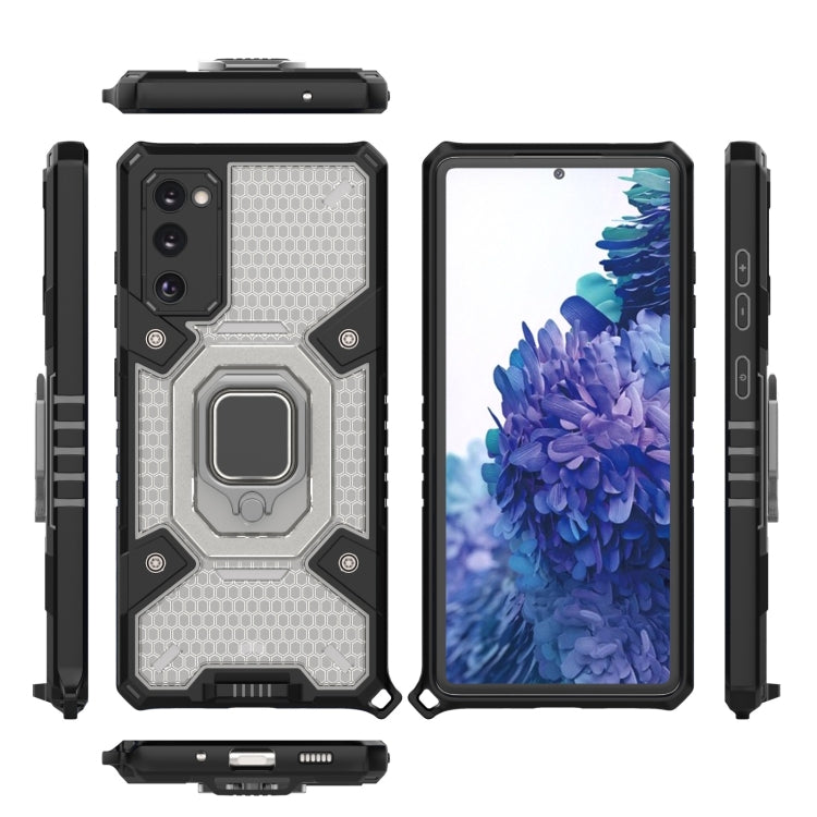 For Samsung Galaxy S20 FE Space PC+TPU Ring Holder Protective Case