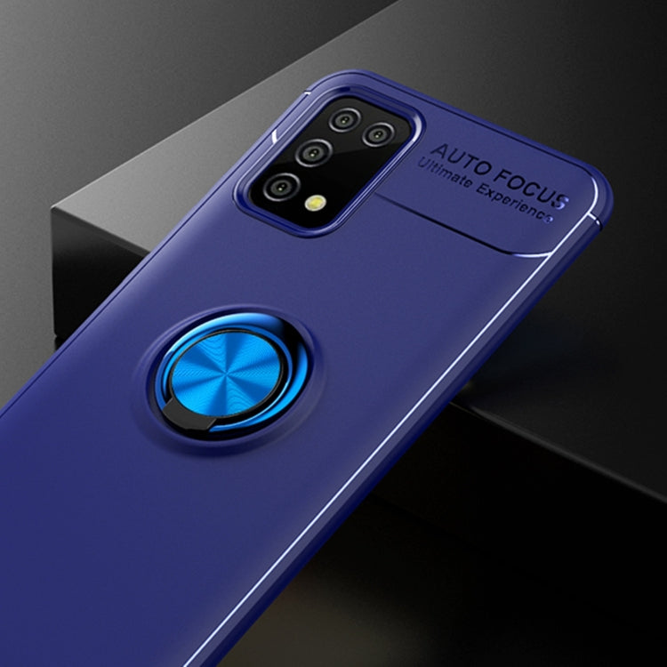 For Samsung Galaxy A02s US Version Metal Ring Holder 360 Degree Rotating TPU Case