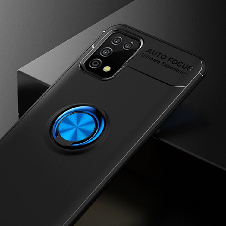 For Samsung Galaxy A02s US Version Metal Ring Holder 360 Degree Rotating TPU Case