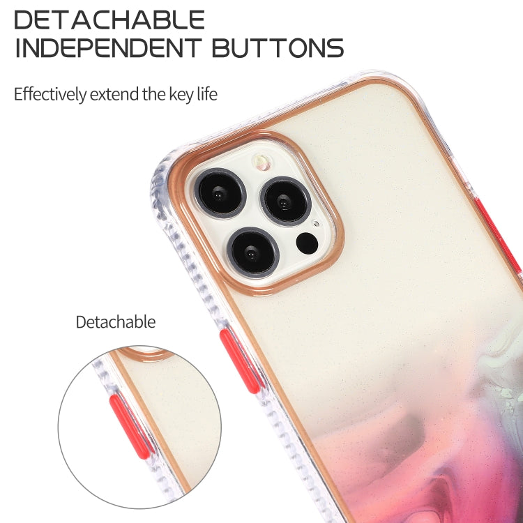 For iPhone 12 Pro Max Star Sea Marble Pattern TPU Protective Case