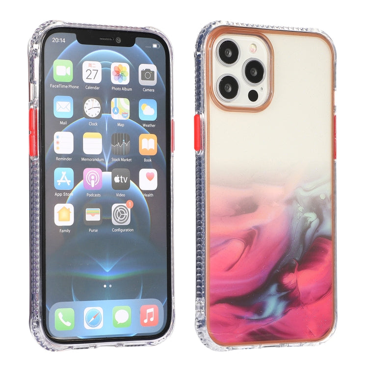 For iPhone 12 / 12 Pro Star Sea Marble Pattern TPU Protective Case