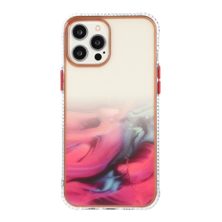 For iPhone 12 mini Star Sea Marble Pattern TPU Protective Case