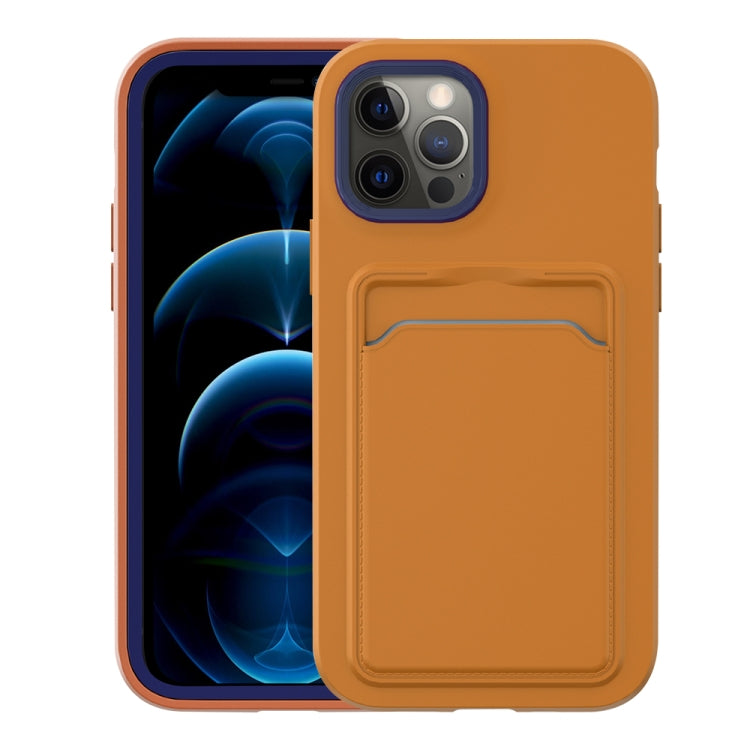 For iPhone 12 mini Two-color TPU + PC Protective Case with Card Slot