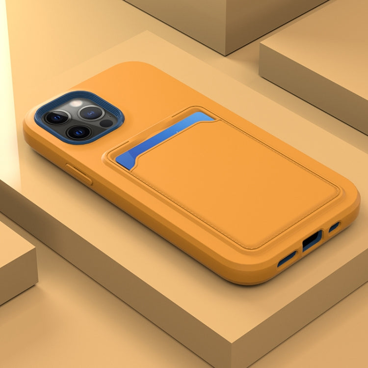 For iPhone 12 mini Two-color TPU + PC Protective Case with Card Slot