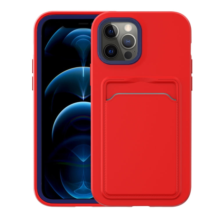 For iPhone 12 mini Two-color TPU + PC Protective Case with Card Slot