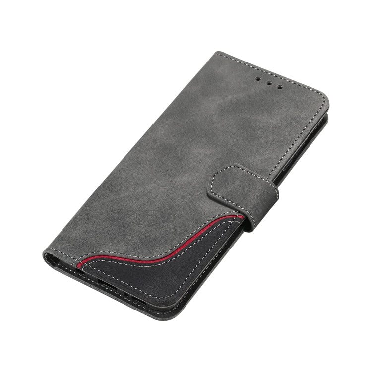 For Samsung Galaxy A31 Three-color Stitching Calf Texture Horizontal Flip Leather Case with Holder & Card Slots & Wallet