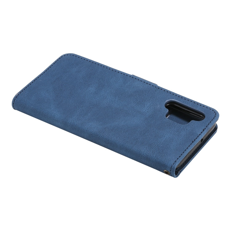 For Samsung Galaxy A32 4G Three-color Stitching Calf Texture Horizontal Flip Leather Case with Holder & Card Slots & Wallet